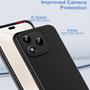 Silikon Hülle für Honor 400 Lite Schutzhülle Matt Schwarz Backcover Handy Case