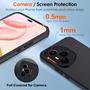 Silikon Hülle für Honor 400 Pro Schutzhülle Matt Schwarz Backcover Handy Case