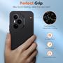 Silikon Hülle für Honor 400 Pro Schutzhülle Matt Schwarz Backcover Handy Case