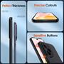 Silikon Hülle für Honor 400 Pro Schutzhülle Matt Schwarz Backcover Handy Case