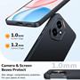 Silikon Hülle für Honor 400 Schutzhülle Matt Schwarz Backcover Handy Case