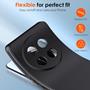 Silikon Hülle für Honor Magic 7 Lite Schutzhülle Matt Schwarz Backcover Handy Case