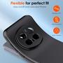 Silikon Hülle für Honor Magic 7 Pro Schutzhülle Matt Schwarz Backcover Handy Case