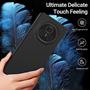 Silikon Hülle für Honor Magic V3 Schutzhülle Matt Schwarz Backcover Handy Case