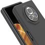 Silikon Hülle für Honor Magic V3 Schutzhülle Matt Schwarz Backcover Handy Case