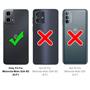 Silikon Hülle für Motorola Moto G34 5G Schutzhülle Matt Schwarz Backcover Handy Case