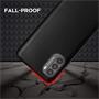 Silikon Hülle für Motorola Moto G62 5G Schutzhülle Matt Schwarz Backcover Handy Case