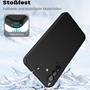 Silikon Hülle für Samsung Galaxy A17 5G Schutzhülle Matt Schwarz Backcover Handy Case