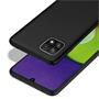 Silikon Hülle für Samsung Galaxy A22 5G Schutzhülle Matt Schwarz Backcover Handy Case