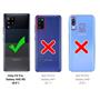 Silikon Hülle für Samsung Galaxy A42 5G Schutzhülle Matt Schwarz Backcover Handy Case