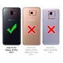 Silikon Hülle für Samsung Galaxy J6 Plus Schutzhülle Matt Schwarz Backcover Handy Case