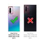 Silikon Hülle für Samsung Galaxy Note 10 Schutzhülle Matt Schwarz Backcover Handy Case