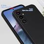 Silikon Hülle für Samsung Galaxy S25 FE Schutzhülle Matt Schwarz Backcover Handy Case