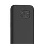 Silikon Hülle für Samsung Galaxy S7 Schutzhülle Matt Schwarz Backcover Handy Case