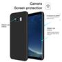Silikon Hülle für Samsung Galaxy S8 Plus Schutzhülle Matt Schwarz Backcover Handy Case