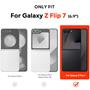 Silikon Hülle für Samsung Galaxy Z Flip 7 Schutzhülle Matt Schwarz Backcover Handy Case