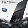 Silikon Hülle für Samsung Galaxy Z Flip 7 Schutzhülle Matt Schwarz Backcover Handy Case