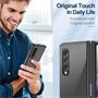 Silikon Hülle für Samsung Galaxy Z Fold 4 Schutzhülle Matt Schwarz Backcover Handy Case