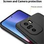 Silikon Hülle für Xiaomi Poco F3 / Mi 11i Schutzhülle Matt Schwarz Backcover Handy Case