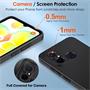 Silikon Hülle für Xiaomi Redmi 12C Schutzhülle Matt Schwarz Backcover Handy Case