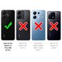 Silikon Hülle für Xiaomi Redmi 13 / Poco M6 Schutzhülle Matt Schwarz Backcover Handy Case