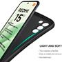 Silikon Hülle für Xiaomi Redmi 15 4G/5G Schutzhülle Matt Schwarz Backcover Handy Case