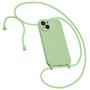 Premium Liquid Silikon Handyhülle mit verstellbarer Handykette für iPhone 12 Hülle | Ideal für Festival- und Outdoor-Enthusiasten