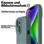 Premium Liquid Silikon Handyhülle mit verstellbarer Handykette für iPhone 13 Hülle | Ideal für Festival- und Outdoor-Enthusiasten