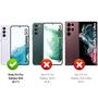 Hybrid Schutzhülle für Samsung Galaxy S23 mit klappbarem Kameraglas kompatibel mit MagSafe