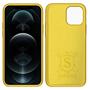 Handy Hülle für Apple iPhone 12 / 12 Pro Soft Case mit innenliegendem Stoffbezug