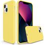 Handy Case für Apple iPhone 13 Mini Hülle Schutzhülle mit innenliegendem Stoffbezug