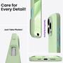 Handy Case für Apple iPhone 16 Pro Max Hülle Schutzhülle mit innenliegendem Stoffbezug