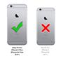 Handy Hülle für Apple iPhone 6 Plus / 6s Plus Soft Case mit innenliegendem Stoffbezug