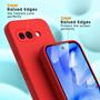 Handy Case für Google Pixel 9a Hülle Schutzhülle mit innenliegendem Stoffbezug
