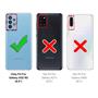 Handy Hülle für Samsung Galaxy A32 5G Soft Case mit innenliegendem Stoffbezug