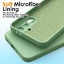 Handy Case für Samsung Galaxy S25 Plus Hülle Schutzhülle mit innenliegendem Stoffbezug