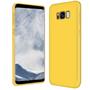 Handy Hülle für Samsung Galaxy S8 Soft Case mit innenliegendem Stoffbezug