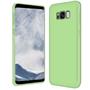 Handy Hülle für Samsung Galaxy S8+ Soft Case mit innenliegendem Stoffbezug