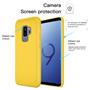 Handy Hülle für Samsung Galaxy S9+ Soft Case mit innenliegendem Stoffbezug
