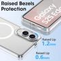 Premium Silikon Schutz Case für Samsung Galaxy S25 Edge Hülle kompatibel mit MagSafe