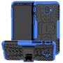 Outdoor Case für Samsung Galaxy J4 Plus Hülle extrem robuste Schutzhülle Back Cover in Blau
