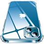 Anti Shock Hülle für Apple iPhone 13 Mini Schutzhülle mit verstärkten Ecken Transparent Case
