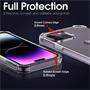 Anti Shock Hülle für iPhone 14 Pro Schutzhülle mit verstärkten Ecken Transparent Case