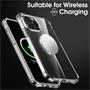 Anti Shock Hülle für iPhone 15 Pro Max Schutzhülle mit verstärkten Ecken Transparent Case