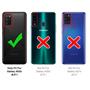 Anti Shock Hülle für Samsung Galaxy A02s Schutzhülle mit verstärkten Ecken Transparent Case