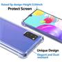 Anti Shock Hülle für Samsung Galaxy A02s Schutzhülle mit verstärkten Ecken Transparent Case