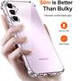 Anti Shock Hülle für Samsung Galaxy A05s Schutzhülle mit verstärkten Ecken Transparent Case