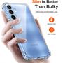 Anti Shock Hülle für Samsung Galaxy A15 4G/5G Schutzhülle mit verstärkten Ecken Transparent Case