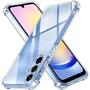 Anti Shock Hülle für Samsung Galaxy A25 5G Schutzhülle mit verstärkten Ecken Transparent Case