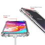 Anti Shock Hülle für Samsung Galaxy A70 / A70s Schutzhülle mit verstärkten Ecken Transparent Case